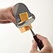 Norpro Stainless Steel Cheese Plane Slicer with Wooden Handle, Silver