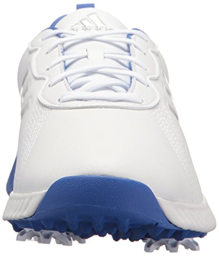 adidas Women's W Response Bounce Golf Shoe, FTWR White/hi-res Blue, 9 Medium US
