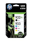 HP 932XL Ink Cartridge and HP 933 Color Ink Cartridge Combo Pack