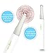Emay Plus 2-in-1 Heated Eyelash Curler and Heated Vibration Eye Massager Wand - Anti-aging Wrinkle Device, Relieves Dark Circle, Fatigue and Puffiness. Eye & Facial Skin Care Massager Wand