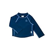 i play. Baby Long Sleeve Rashguard Shirt, Navy, 6 Months