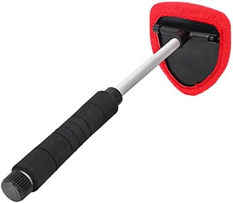 Flexible Microfiber Car Window Cleaner Long Handle Brush Auto Wash Cleaning Tool