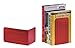 Acrimet Premium Bookends (Red Color) (1 Pair Pack)