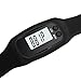 Perman Durable Digital LCD Pedometer Run Step Walking Distance Calorie Counter Watch Bracelet (Black )