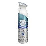 Febreze  Air Freshener, Air Effects Heavy Duty Crisp Clean Air Freshener, 9.7 Ounce (Pack of 9)