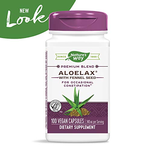 image for Nature's Way Aloelax with Fennel Seed for Occasional Constipation, 340
