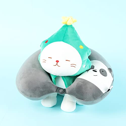 MINISO Travel Pillow Neck Pillow, Inflatable Adjustable 100 Memory