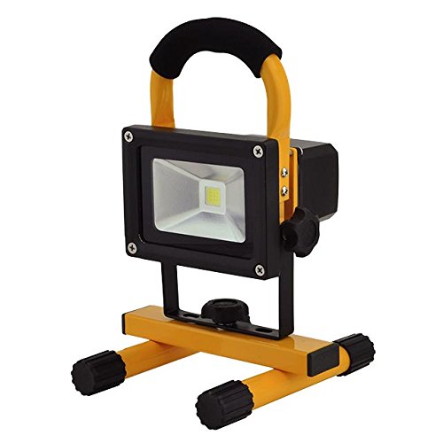 LEDwholesalers 12-Watt Rechargeable Portable LED Work Light with 12V and 120V Charger, 3851WH