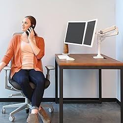 Ergotron – LX Vertical Stacking Dual Monitor