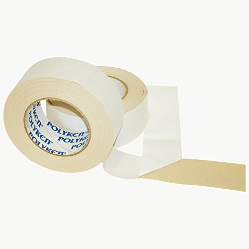 Polyken 105C-P/NAT325 105C-P Multi-Purpose Double Coated Carpet Tape: 3" x 75 ft, Natural - Thumbnail 2
