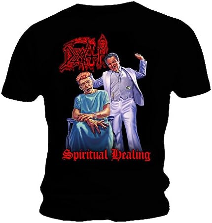 Official T Shirt Black Metal Spiritual Healing Album