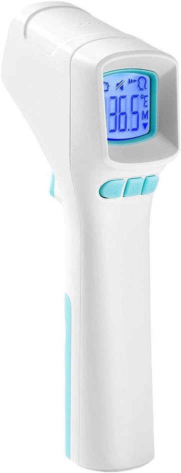 SSHUN 1Pcs Forehead Thermometer, Infrared Thermometer for Babies, Kids, Adults, Temperature Gun Non-Contact Display is Digital and Accurate