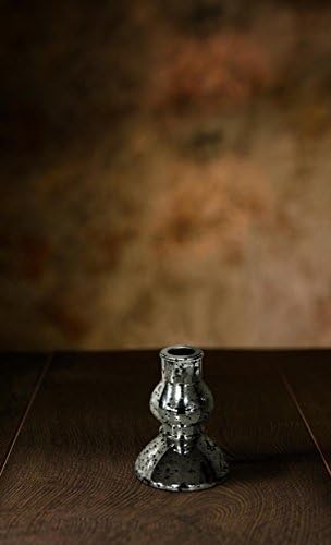 Veraflame 4.1"H Venetian Glass Base, Silver