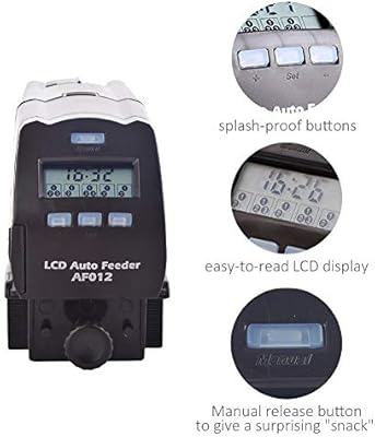 Nicrew Aquarium Automatic Fish Feeder Lcd Display Fish Food