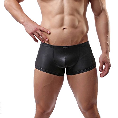 YFD Herren Boxer Slips Unterwäsche Schwarz Dessous Bikini Strings Höschen 3er Pack – Bild 3