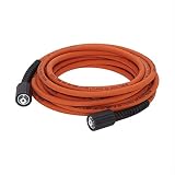 Generac 6621 Pressure Washer Hose, 30-Feet x 1/4-Inch, Orange