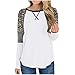 TIANRUN Women's O-Neck Autumn Long Sleeve Cotton Leopard Loose Tops Plus Size