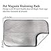 Pet Magasin Highly Absorbent Reusable Washable Pet Training Pads with Waterproof Bottom (Pack of 3) Grey Fit Standard Cage, M 33x20 (3pack)