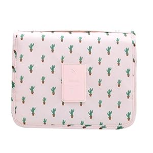 Mossio Hanging Toiletry Bag – Large Cosmetic Makeup Travel Organizer for Men & Women with Sturdy Hook