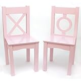 Lipper International 521-2PK Child's Chairs for Play or Activity, 12.75