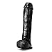 Eden Health | 11 Inch Long Veiny Dildo | Dildo for Women and Dildo for Men | Suction Cup Dildo Adult Sex Toys | Realistic Dildo with Suction Cup | Black Dildo