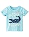 DZRZVD Crocodile Boys Girls Kids Babys Toddler Infant Summer Cute Cotton T Shirts Tees Clothes Matching Outfits