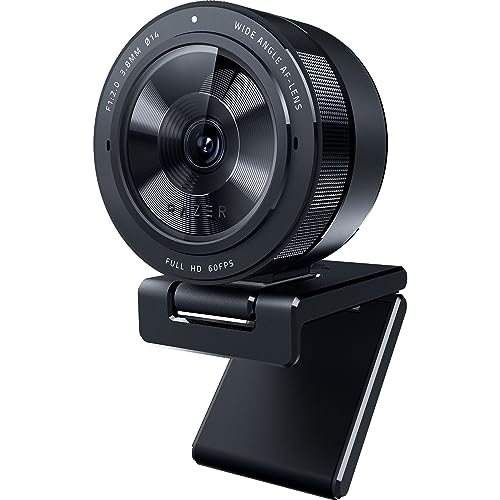 Razer Kiyo Pro - USB Streaming Kamera mit Hochleistungslichtsensor und Ständer (Webcam, Full HD Video 1080p, 60 FPS, HDR, Weitwinkelobjektiv, Open Bro