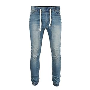 Men’s Vintage Washed Comfort Stretch Jogger Denim Pants www.denim.fit