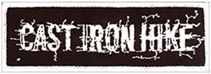 Cast Iron Hike Men's Embroidered Patch Black