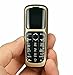 Grace-ZM 2017 V2 Latest Smallest Mini Mobile GSM Phone Bluetooth Dialer 0.66 inch Single SIM Card With Voice Changer Cell Phone100% Plastic Great to Hide (Gold)