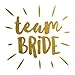 PartyFuFu Bachelorette Party Tattoos Mixed Set of 40 Gold Metallic Temporary Flash Tattoos for Women & Girls Over 50 Tattoos Makes a Perfect Gift