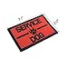 GrayCell Ask to Pet Dog Embroidered Tactical Morale Patch Badge for Dog Harness & Vest- Set of 2