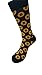 Bitcoin Men's Socks,Black, Yellow,US 7 - 13