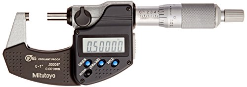 419an266wGL Mitutoyo 293-330-30 Digimatic Micrometer, Range: 0-1"/0-25.4 mm with SPC Output, IP65