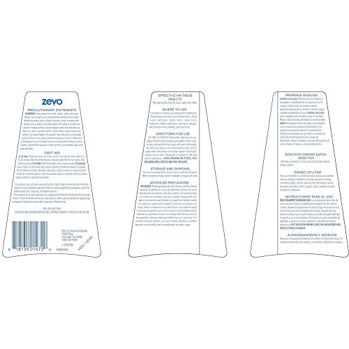 Zevo Ant Roach Fly Mosquito Multi Insect Killer Repellent