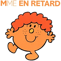 Madame en Retard (Collection Monsieur Madame) (French Edition) book cover