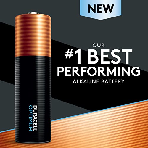 Duracell Optimum AA Batteries with Power Boost, 4 Count Pack Double A