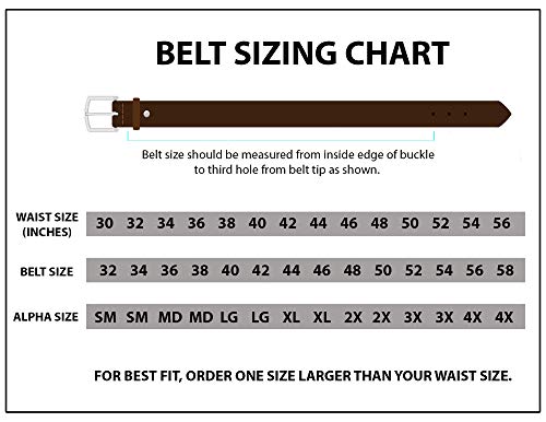 Columbia Men's Trinity Logo Belt - Casual Dress with Single Prong Buckle for Jeans Khakis - Image 6