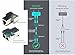 CERRXIAN RJ45 Splitter Adapter, RJ45 Female to 2 Female Splitter Coupler LAN Ethernet Network 1 to 2 Adapter (2-Pack)