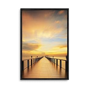 Framed for Living Room Bedroom Gorgeous Sunset Beach...
