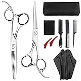10 PCS Professional Hair Cutting Scissors 6.7inch