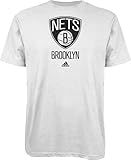 adidas NBA Brooklyn Nets Primary Logo T-Shirt - White