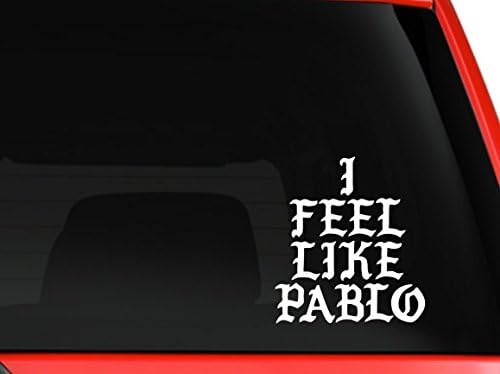 YourChoiceDecals I Feel Like Pablo Logo car truck SUV laptop macbook mac air trackpad toolbox wall window decal sticker approx...