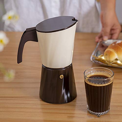 DYB Espressokocher Moka Pot Home 180ml Kaffeekanne Büro Make Kaffee Appliance Italienisch Konzentrat Kaffeekanne – Bild 3