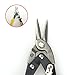 Red Oak Tools Metal Sheet Tools Set- 3” Inch Hand Seamer Fairmont Tongs and Straight Cut Aviation Snips for cutting bending and flattening sheet metal- Yellow