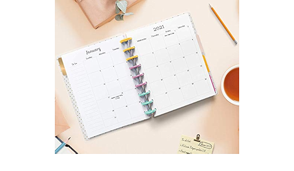 Amazon Com Teacher Planner Calendar 21 For 11 Disc Big Planners Academic Calendar 21 11 Disc Planner 8 5 X 11 Letter Size Teacher Planner For 11 Ring Planners Handmade