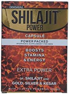 Dindayal Shilajit Power Capsule 1 Pack : 10 capsules Boost Stamina Energy,&amp;Vigor.Increase Sexual Enhance