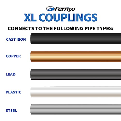 Fernco XL 1056-222 Flexible Pipe Coupling 2" to 2", Extra-Long Connector for photo 6
