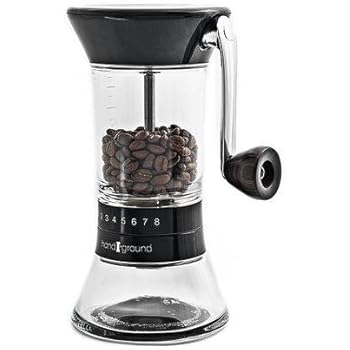 Handground Precision Coffee Grinder: Manual Ceramic Burr Mill - Black