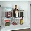 QIWODE-Kitchen-Cupboard-Organiser-Home-and-Kitchen-Storage-Shelf-Wire-Rack-Made-of-Metal-for-Kitchen-Cabinets-Counter-Tops-Pantries-Food-and-Utensils-White-Pack-of-2 QIWODE Kitchen Cupboard Organiser, Home and Kitchen Storage Shelf Wire Rack Made of Metal for Kitchen Cabinets, Counter…